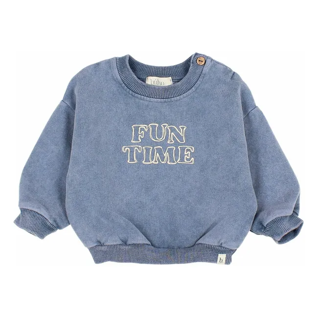 Fun Baby Sweat Algodón orgánico | Indigo