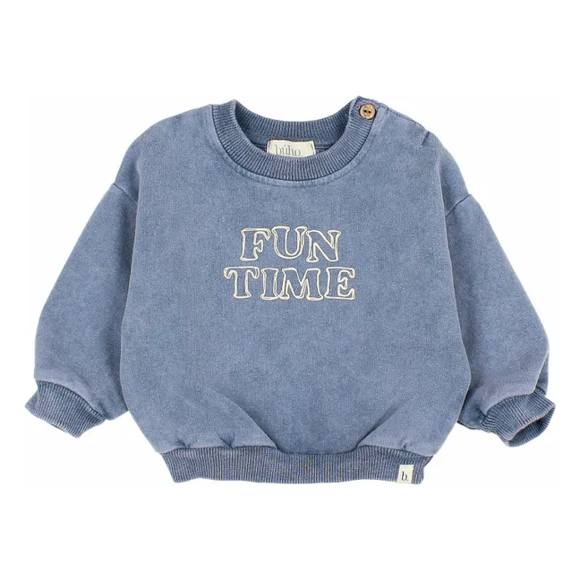 Sweat Fun Bébé Coton Bio | Indigo