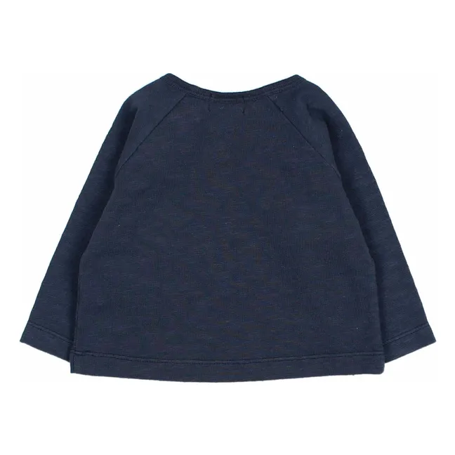 Bio-Baumwoll-T-Shirt | Navy