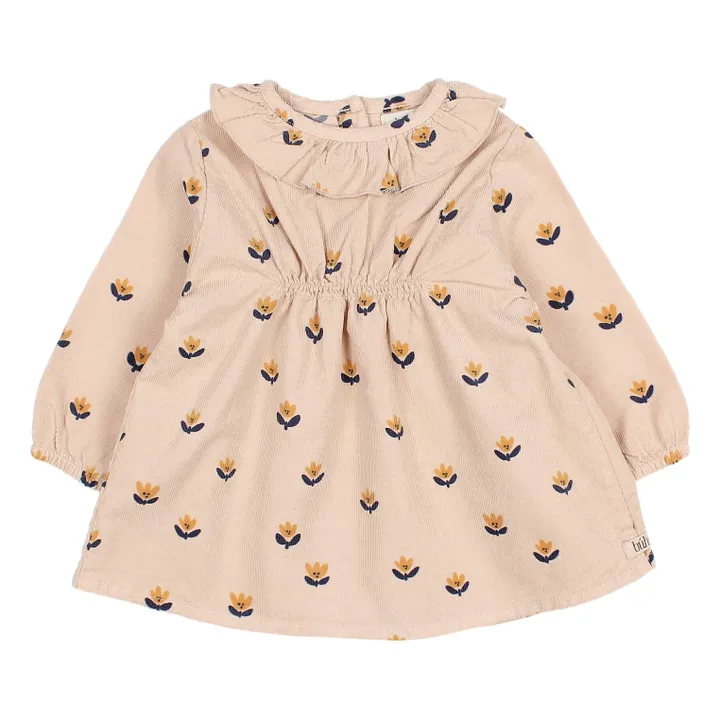 Robe NaÏf Volants Coton Bio | Rose- Image produit n°0