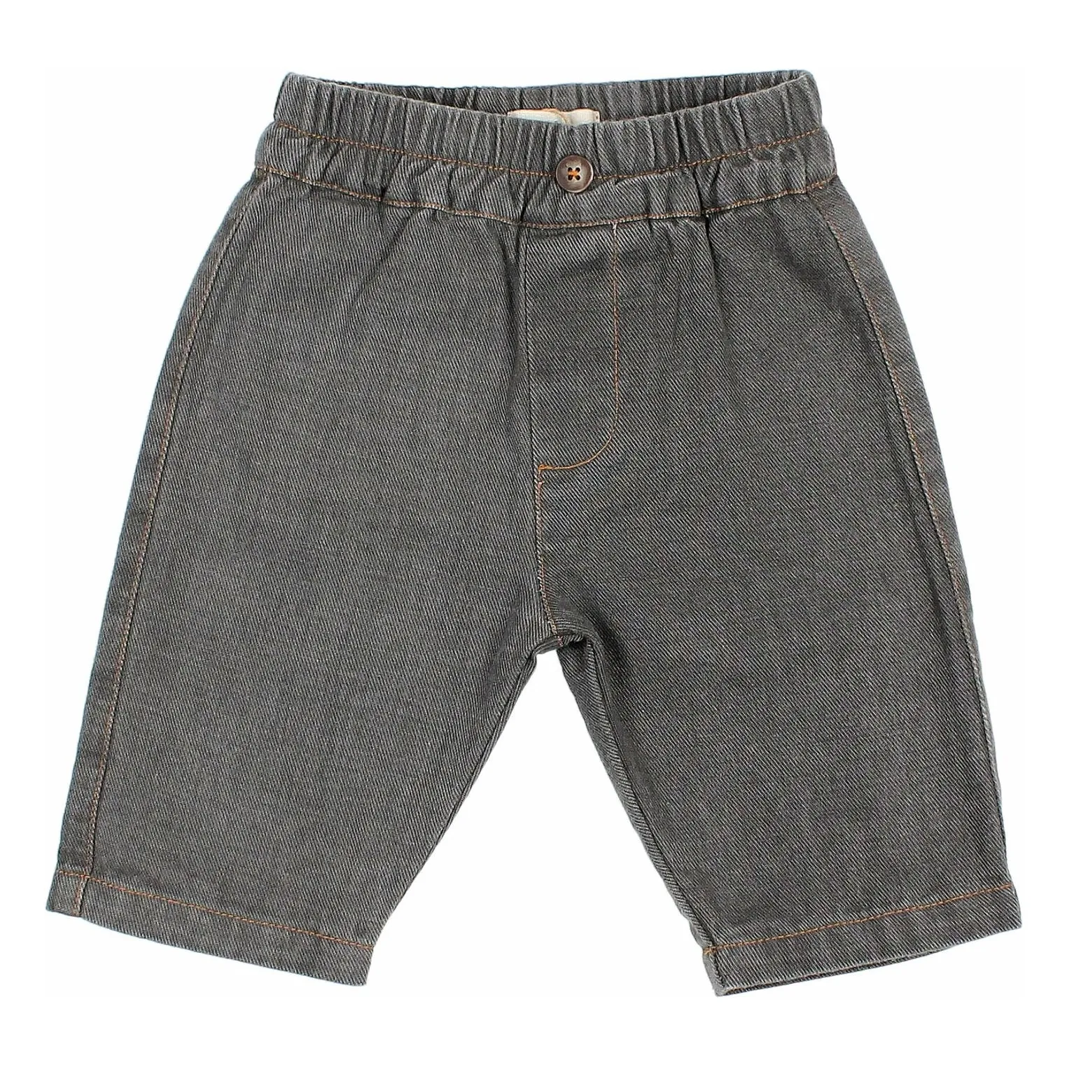 Búho Denim Grey Organic Cotton Baby Denim Pants