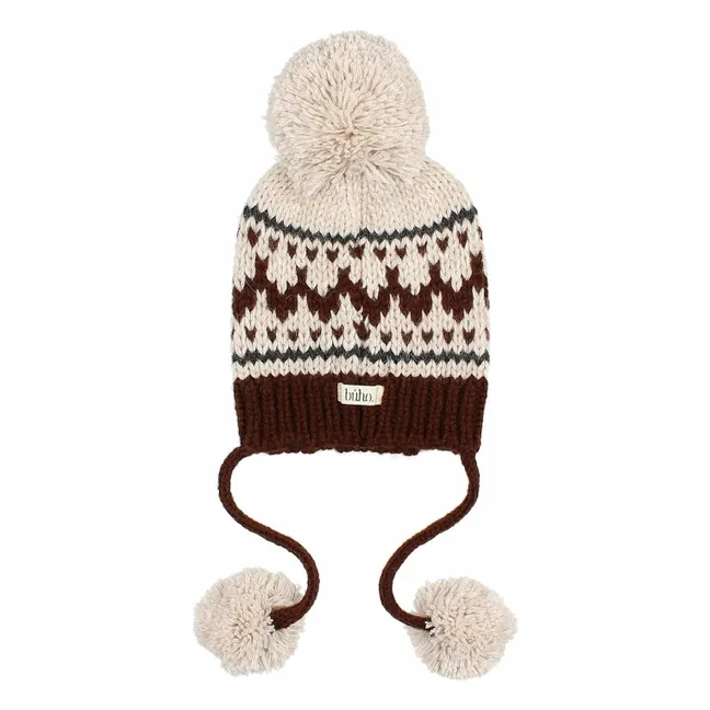 Folk Wool Beanie | Ecru