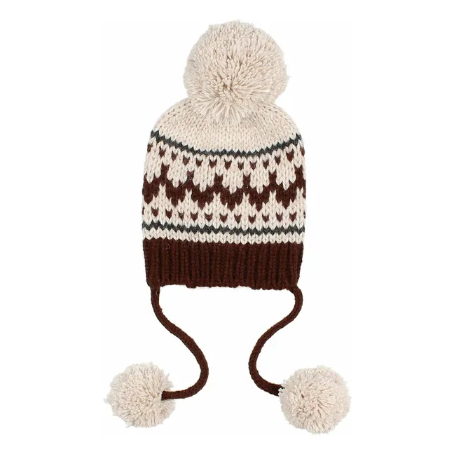 Folk Wool Beanie | Ecru