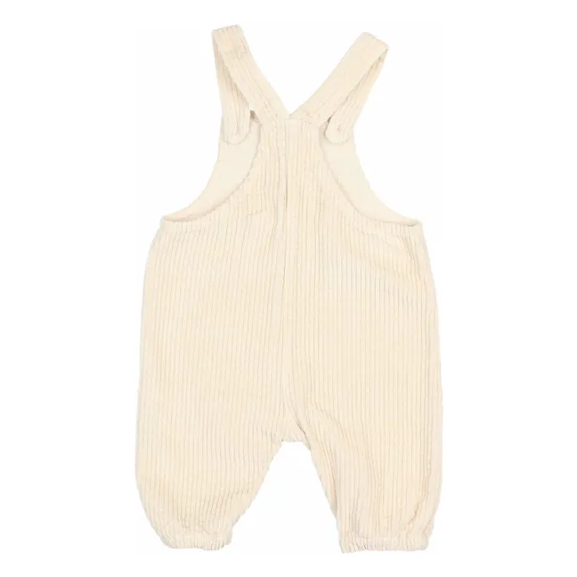 Salopette Velours Côtelé | Ivoire