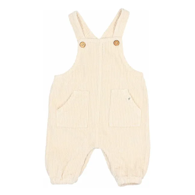 Salopette Velours Côtelé | Ivoire