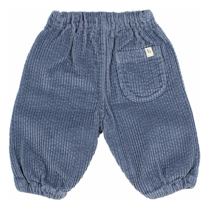 Pantalon Cordon Velours Côtelé | Bleu gris- Image produit n°1