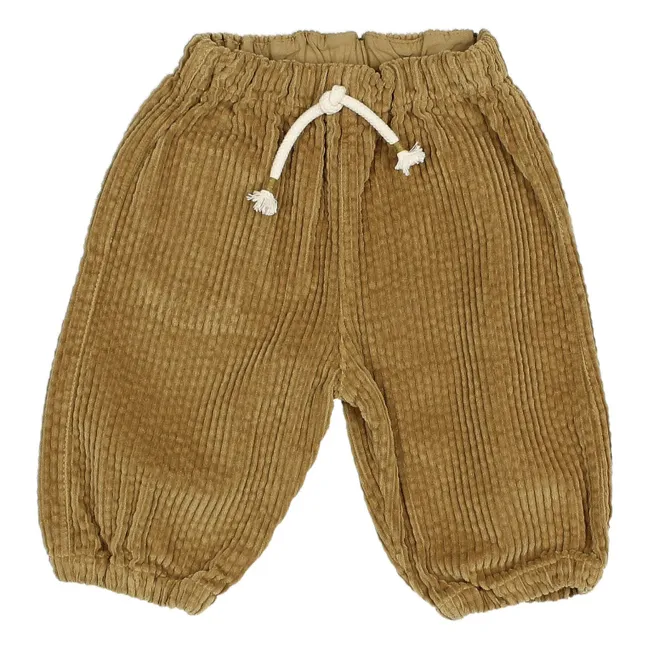 Pantalon Cordon Velours Côtelé | Ocre