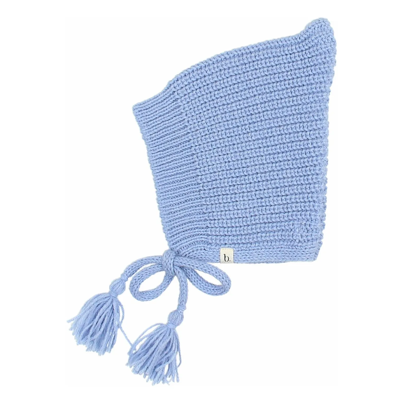 Búho - Bonnet Bébé - Laine d'Alpaga - Bleu - 12/24 mois
