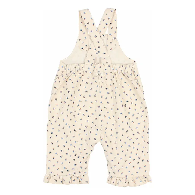 Organic Cotton Corduroy Dungarees | Ivory
