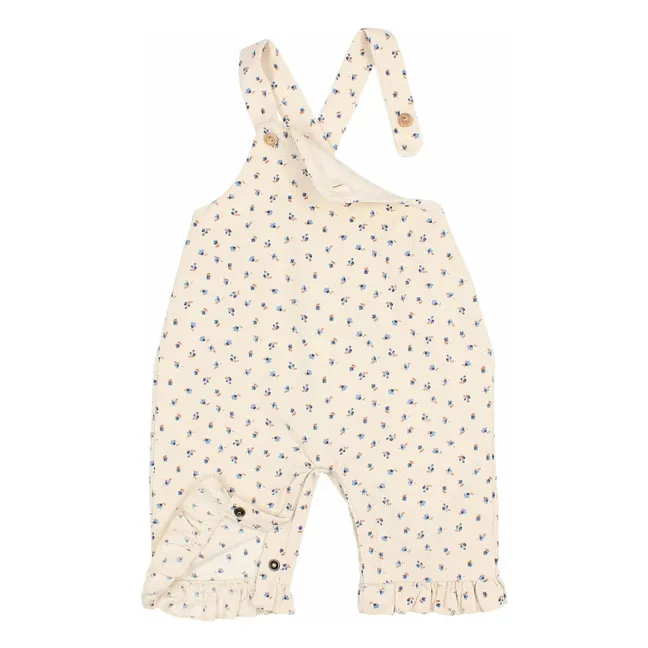 Organic Cotton Corduroy Dungarees | Ivory