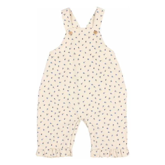 Organic Cotton Corduroy Dungarees | Ivory