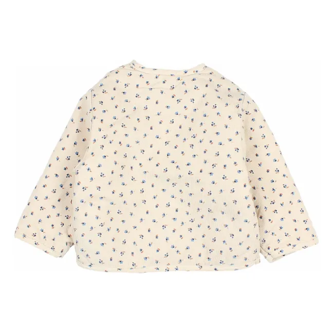Veste Fourrée Bébé Coton Bio | Ivoire