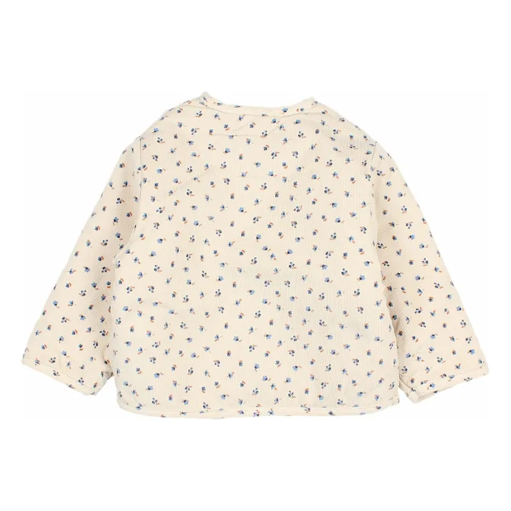 Veste Fourrée Bébé Coton Bio | Ivoire- Image produit n°2
