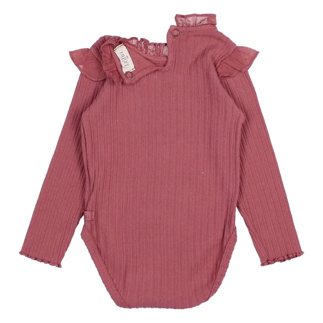 Body Côtelé | Mauve