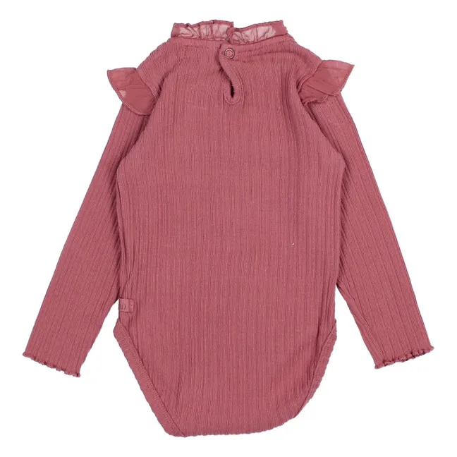 Body Côtelé | Mauve