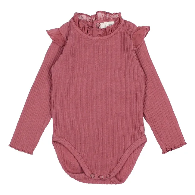 Body Côtelé | Mauve