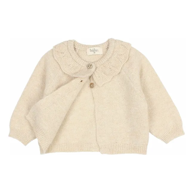Cardigan Lurex | Beige