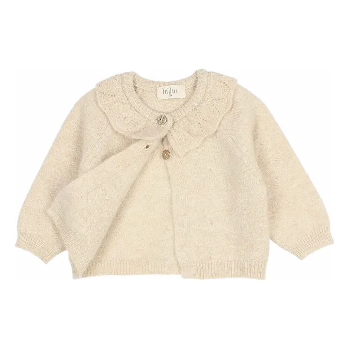 Cardigan Lurex | Beige- Image produit n°2