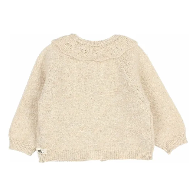 Cardigan Lurex | Beige