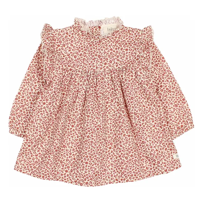 Vestido de volantes | Burdeos