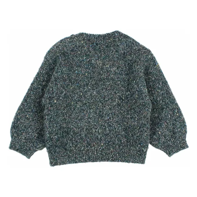 Recycled Fiber Baby Sweater | Cedar Green