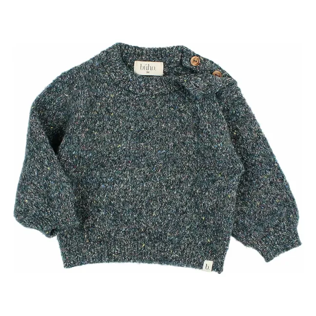 Recycled Fiber Baby Sweater | Cedar Green
