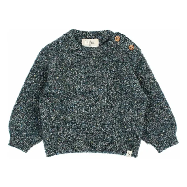 Recycled Fiber Baby Sweater | Cedar Green