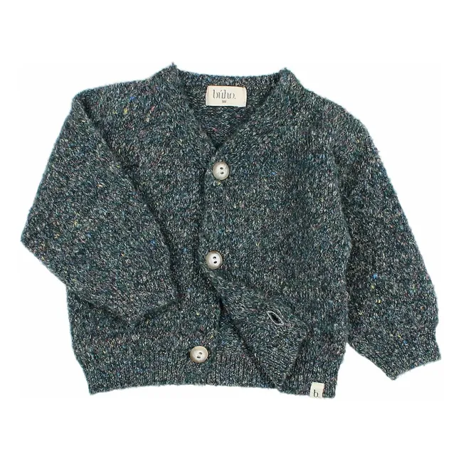 Recycled Fiber Baby Cardigan | Cedar Green