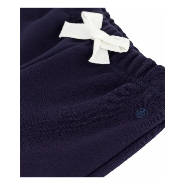 Pantalon Molletonné Coton Bio | Bleu nuit