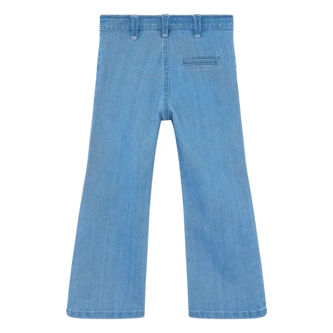 Jean Flare Brodé | Bleu