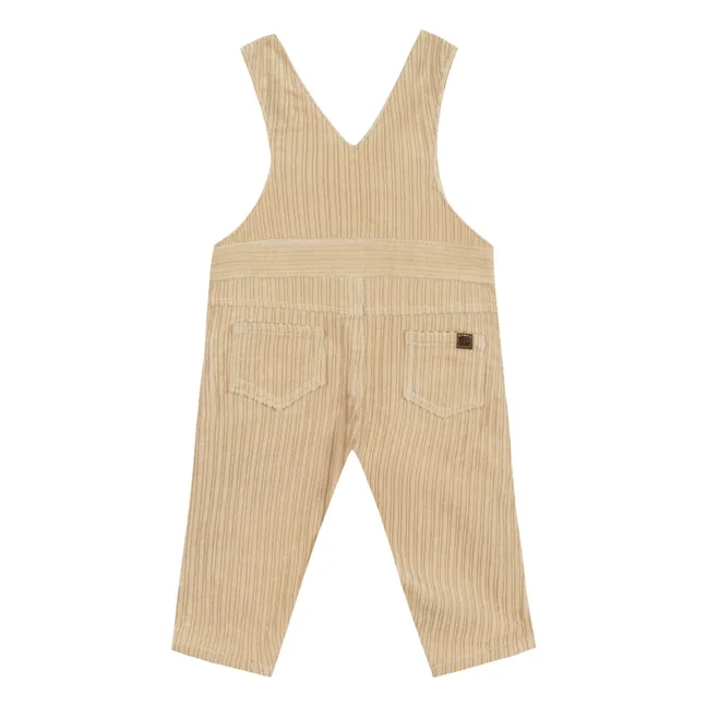 Salopette Velours Côtelé | Beige