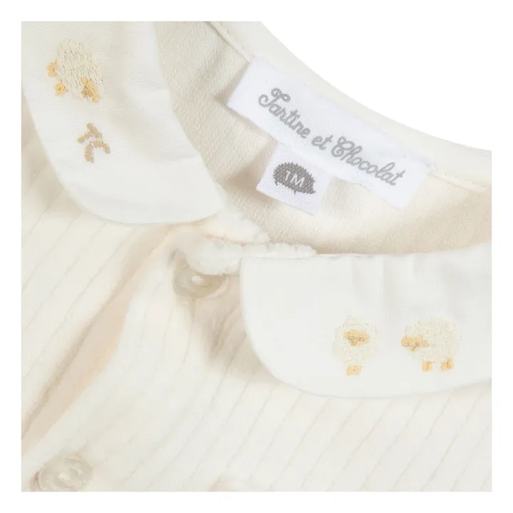 Mono bordado de oveja | Nácar- Imagen del producto n°2