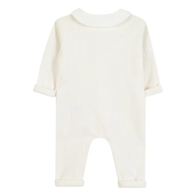 Combinaison Brodée Moutons | Nacre