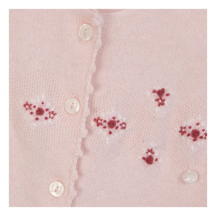 Mono de lana bordado | Rosa Pálido- Imagen del producto n°3