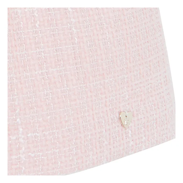 Robe Tweed | Rose pâle- Image produit n°2