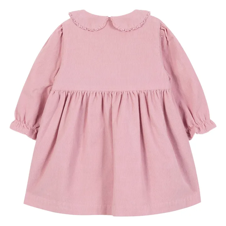 Robe Velours Côtelé | Rose pâle- Image produit n°1