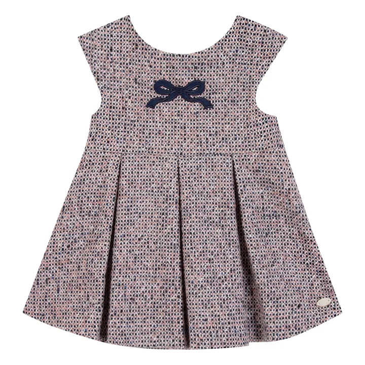 Vestido con lazo | Rosa- Imagen del producto n°0