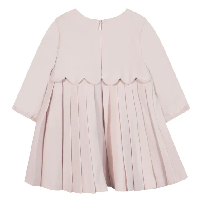 Robe Plissée | Rose pâle