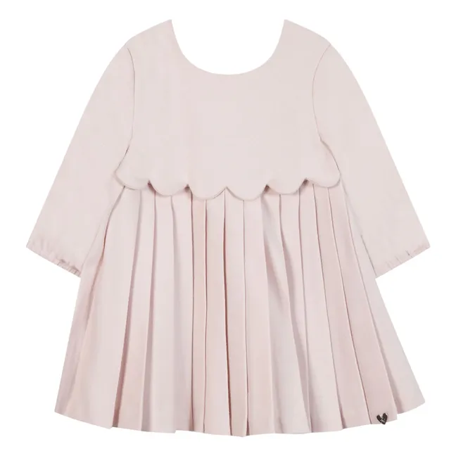 Robe Plissée | Rose pâle