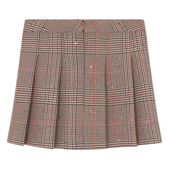 Carreaux skirt | Beige