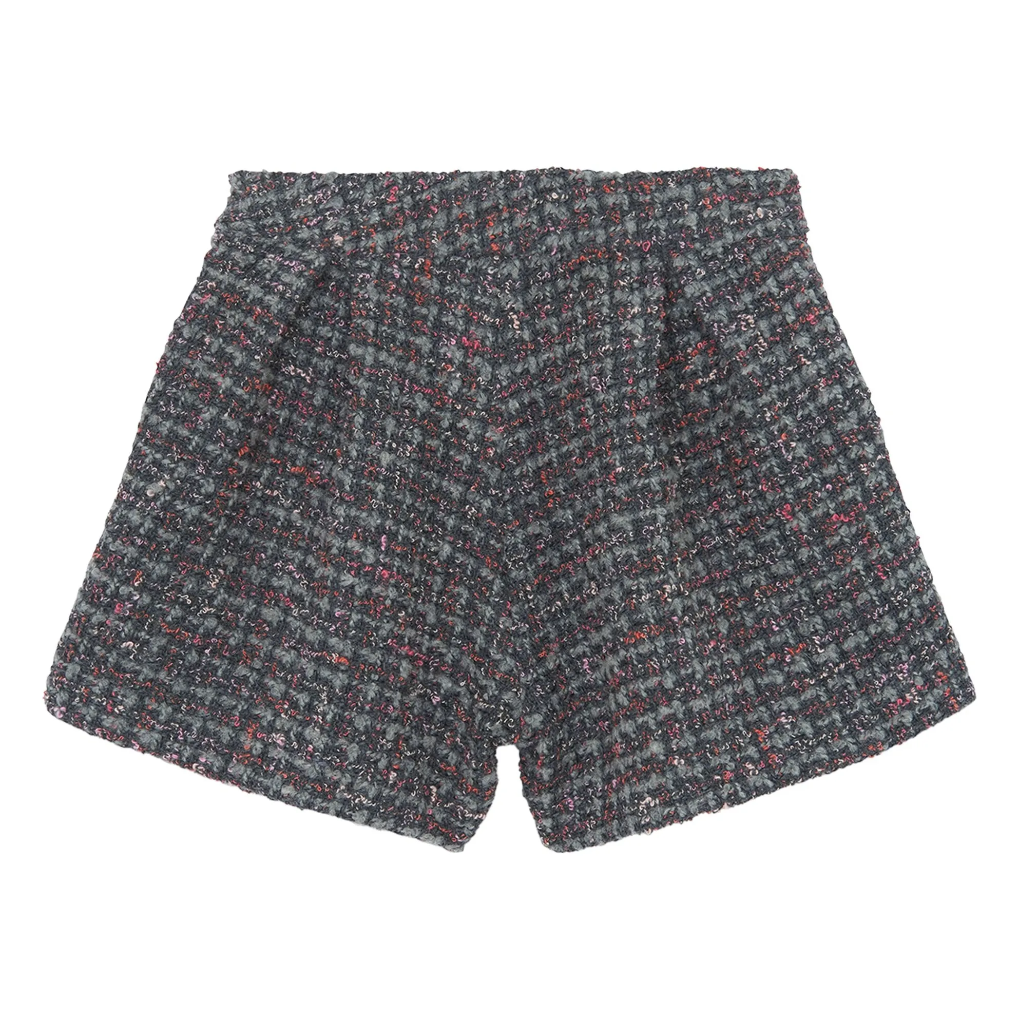 Pantalones cortos de tweed | Gris Oscuro- Imagen del producto n°1