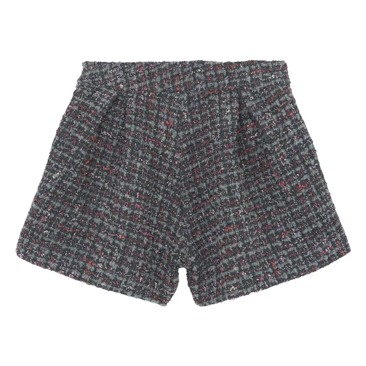 Pantalones cortos de tweed | Gris Oscuro- Imagen del producto n°1