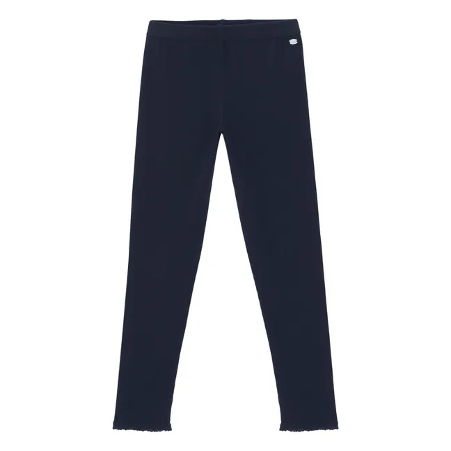 Legging Côtelé | Bleu marine
