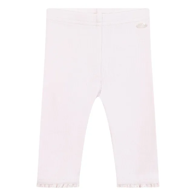 Legging Côtelé | Rose pâle