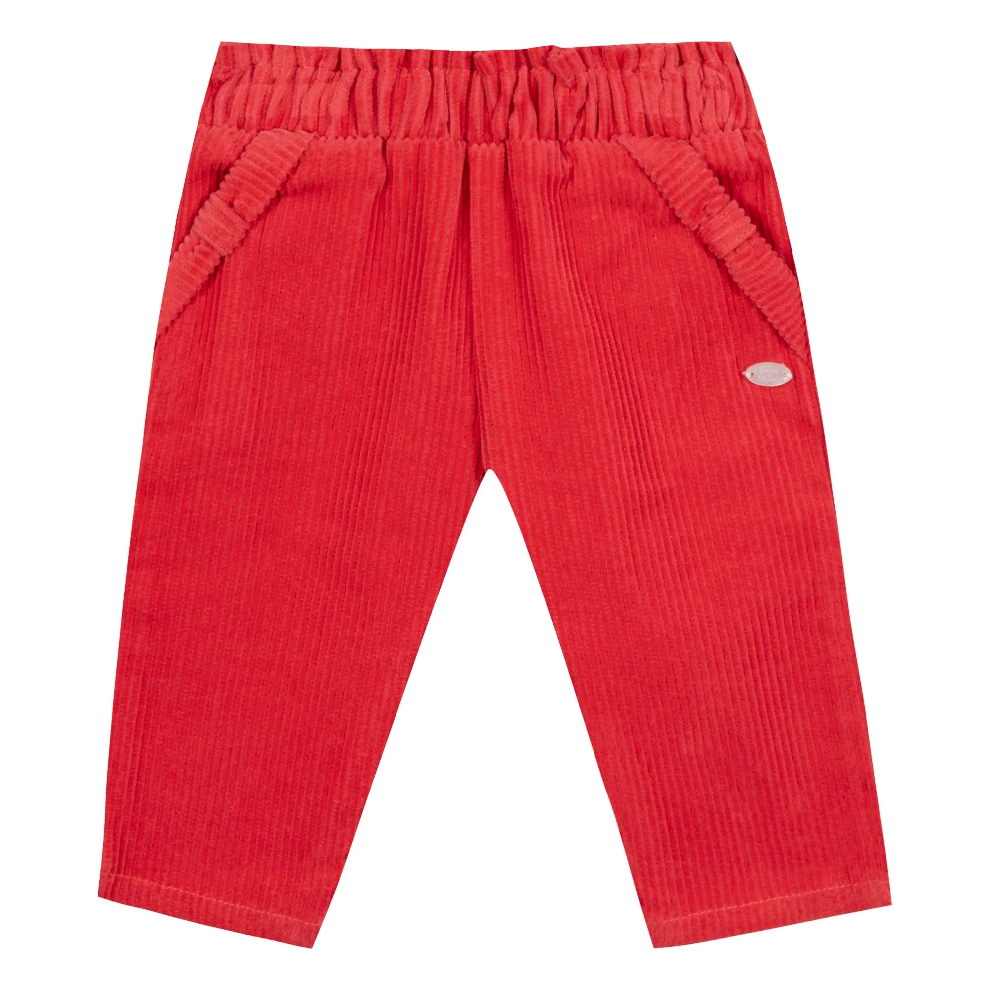 Tartine Et Chocolat Women's Coral Knot Corduroy Pants