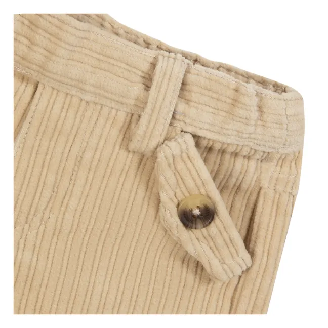 Pantalon Velours Côtelé Bébé | Beige