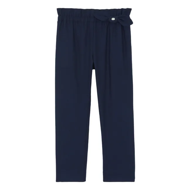 Pantalones anudados | Azul Marino