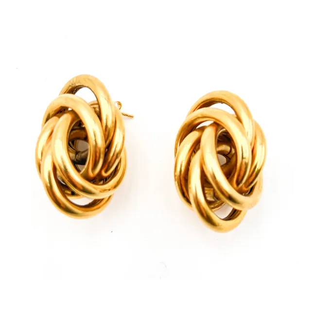 Boucles d'Oreilles Vivienne | Doré