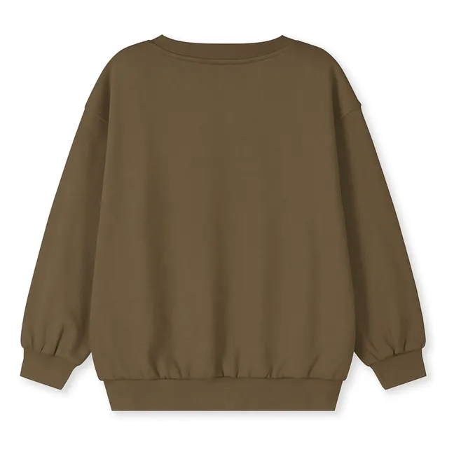 Sweat Coton Bio | Brun kaki