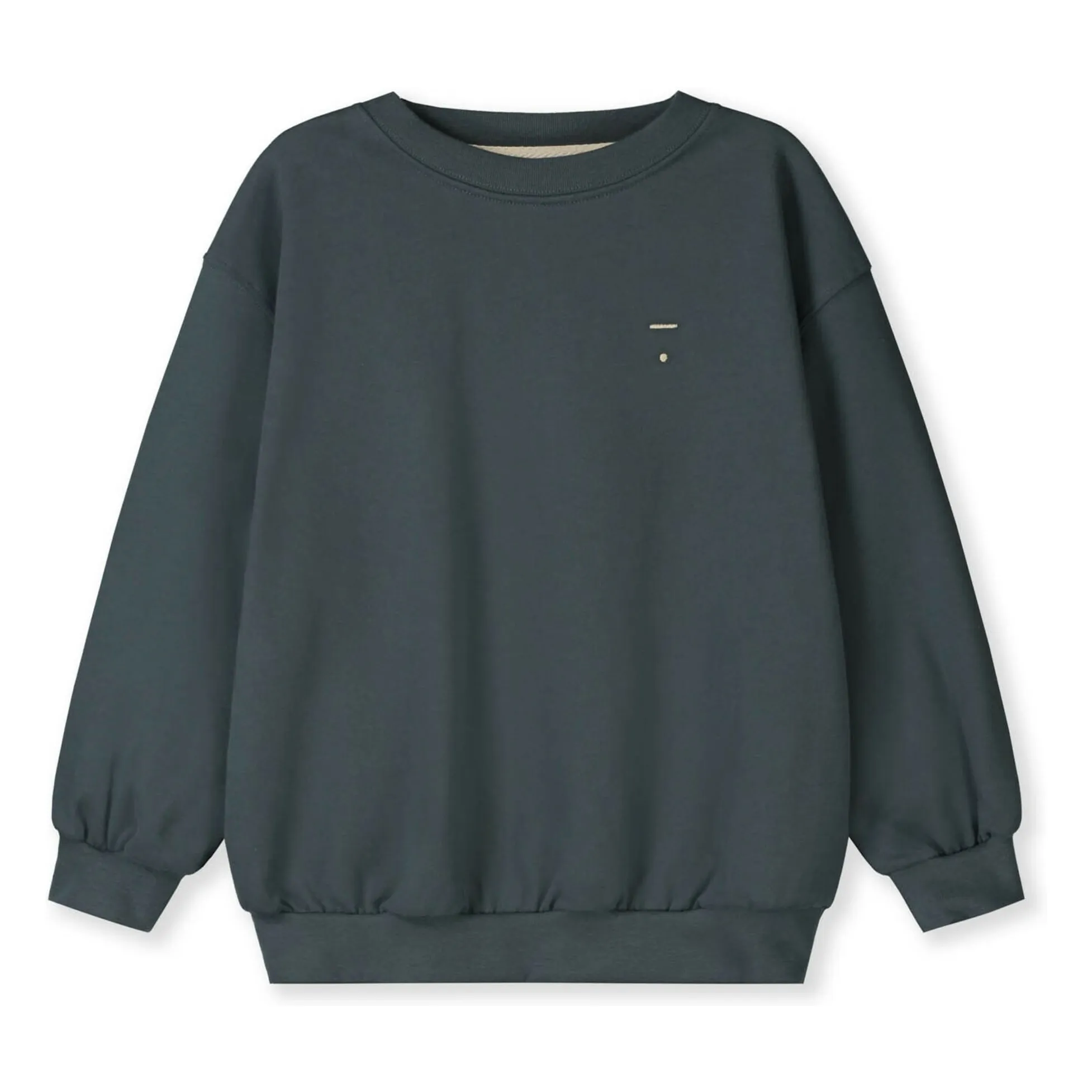 Sweat Coton Bio | Bleu gris- Image produit n°0